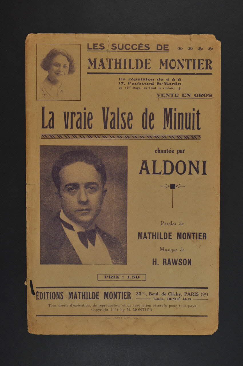 chanson petit format 1966.144.11 Photo Mucem