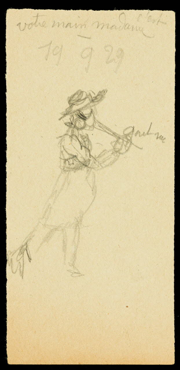 partie d'un ensemble de dessins C'est  votre main madame 1968.102.1067.9 Photo Mucem