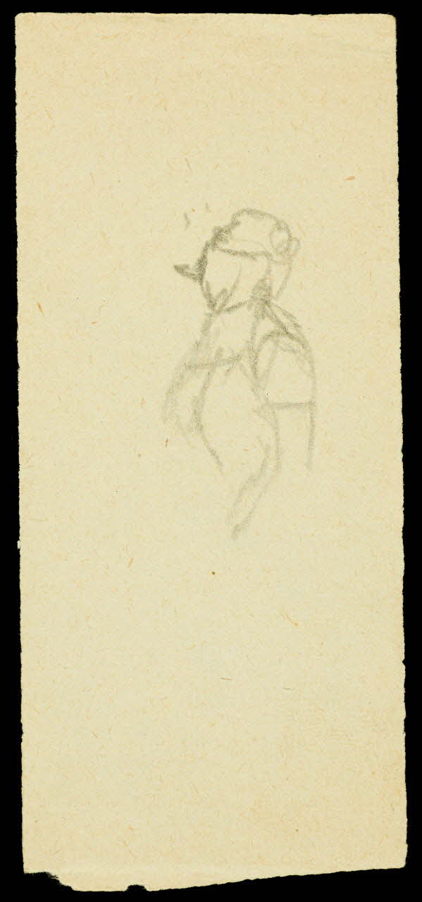 partie d'un ensemble de dessins Ebauche de figure 1968.102.1068.6  Photo Mucem