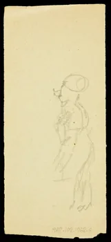 partie d'un ensemble de dessins Ebauche de figure 1968.102.1068.6 Photo Mucem
