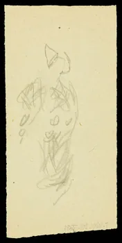partie d'un ensemble de dessins Croquis de costume de cirque 1968.102.1068.7 Photo Mucem