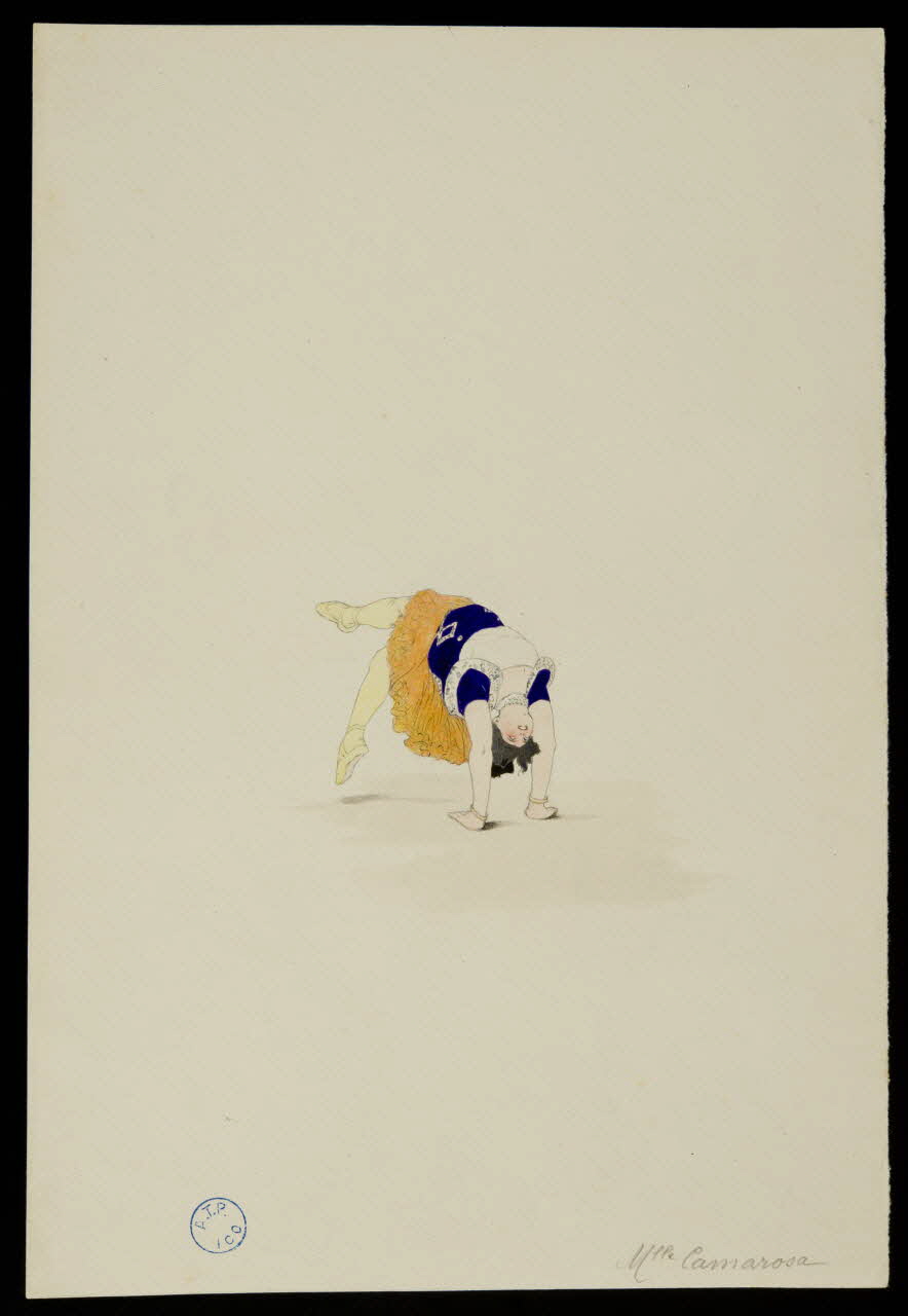 partie d'un ensemble de dessins Mlle Camarosa 1968.102.1075.2 Photo Mucem