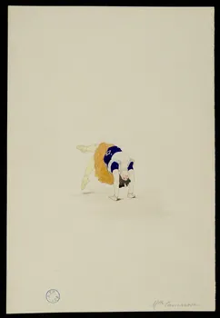 partie d'un ensemble de dessins Mlle Camarosa 1968.102.1075.2 Photo Mucem