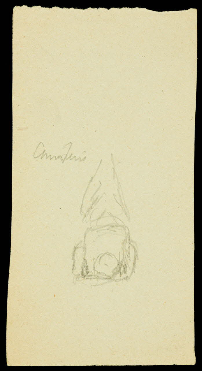 partie d'un ensemble de dessins Croquis d'équilibriste 1968.102.1077.4 Photo Mucem