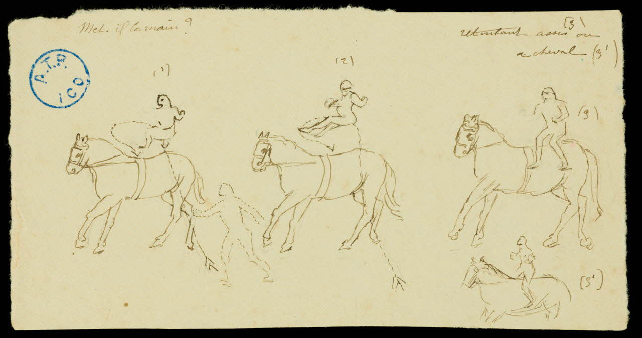 partie d'un ensemble de dessins Cardinal 1968.102.1089.4 Photo Mucem