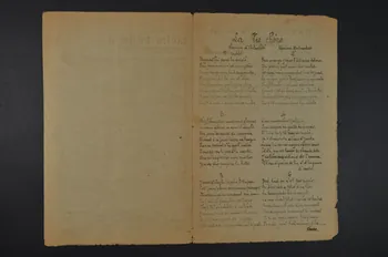 Répertoire Montmartois ; Ernest Dumont ; Ferdinand Louis Bénech ; Charlus chanson petit format 1919 1965.150.19  Photo Mucem