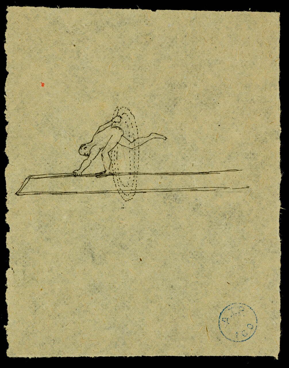 partie d'un ensemble de dessins Comique  Carpatti 1968.102.1101.3 Photo Mucem
