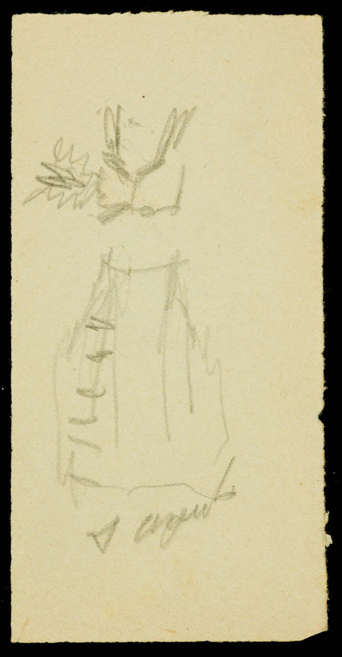 partie d'un ensemble de dessins Costume de femme 1968.102.1129.2 Photo Mucem