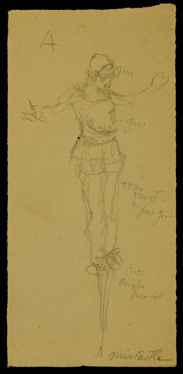 partie d'un ensemble de dessins Miss Castle 1968.102.1149.5 Photo Mucem