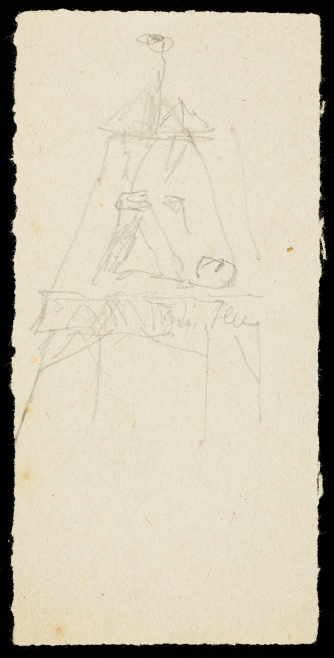 partie d'un ensemble de dessins Rais Hamad 1968.102.1163.3 Photo Mucem