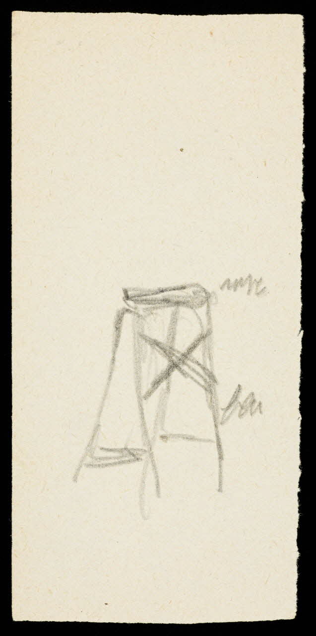 partie d'un ensemble de dessins Ebauche de dessin 1968.102.1166.8 Photo Mucem