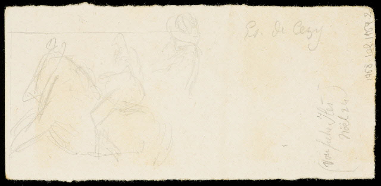 partie d'un ensemble de dessins Estelle de Cezy 1968.102.1169.2 Photo Mucem