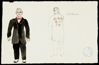 partie d'un ensemble de dessins Chas Baron 1968.102.1192.3 Photo Mucem