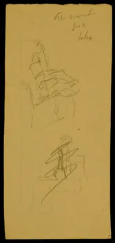 partie d'un ensemble de dessins Cherroy 1968.102.1199.6 Photo Mucem
