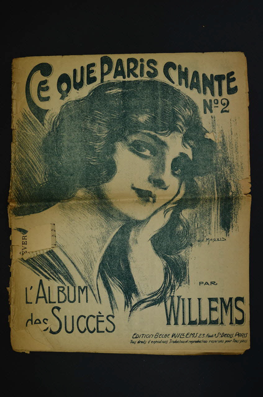 partition de musique petit format 1965.150.37 Photo Mucem