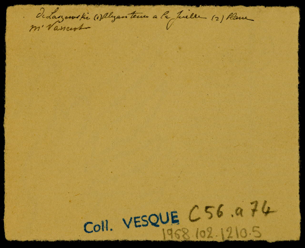 partie d'un ensemble de dessins Numéro équestre 1968.102.1210.5 Photo Mucem