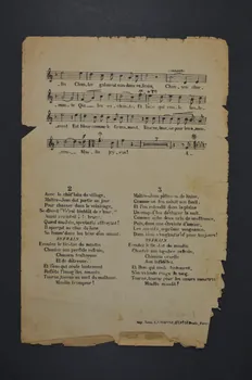 chanson petit format 1966.144.67 Photo Mucem
