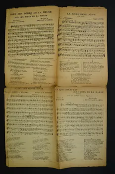 partition de musique petit format 1965.150.37 Photo Mucem