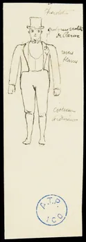 partie d'un ensemble de dessins Chocolat 1968.102.1220.5 Photo Mucem
