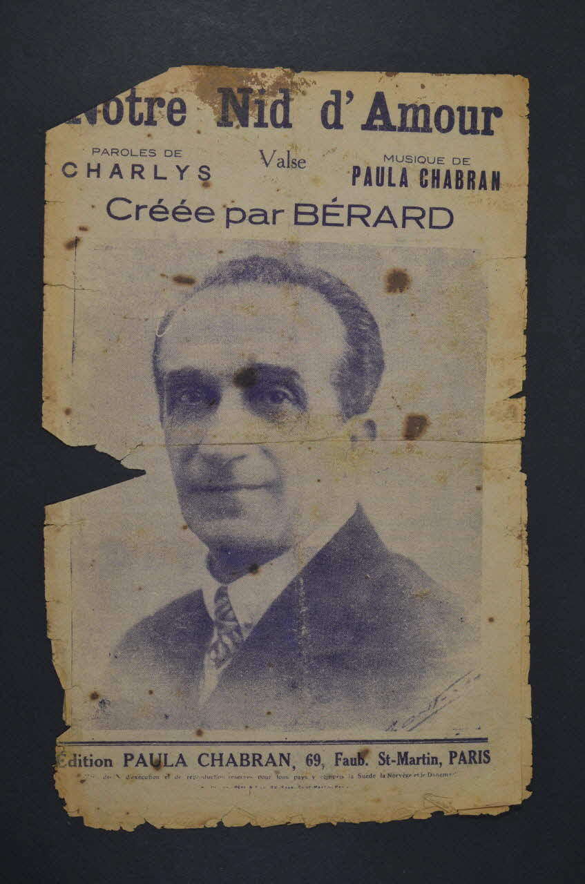 chanson petit format 1966.144.70 Photo Mucem