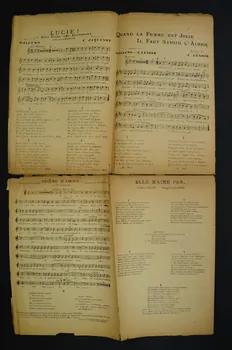 partition de musique petit format 1965.150.37  Photo Mucem