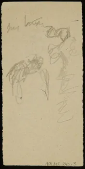 partie d'un ensemble de dessins Esquisses 1968.102.1240.3 Photo Mucem