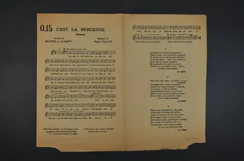 R., De Soutter ; Maurizio Paolini ; Pêle-Mêle Edition; chanson petit format 1916 1965.150.4 Photo Mucem