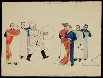 partie d'un ensemble de dessins Ch. Clark  Barnum et Bailey 1968.102.1256.3 Photo Mucem