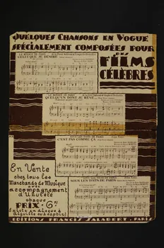 René Nazelles ; Raoul Moretti ; Albert Préjean ; Francis F. Salabert ; Ruben Sobol partition de musique Sous les toits de Paris Île-de-France, France 1930 1966.147.10  Photo Mucem