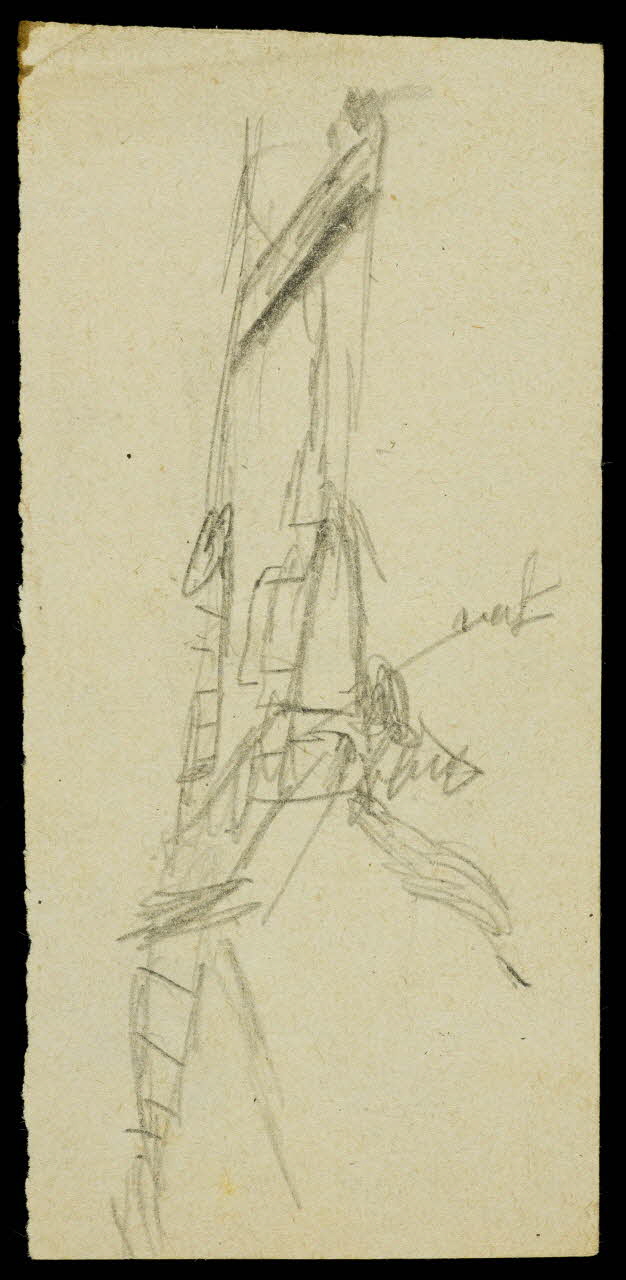 partie d'un ensemble de dessins Elément de structure de cirque 1968.102.1276.18 Photo Mucem