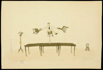 partie d'un ensemble de dessins Harry de Coë 1968.102.1282  Photo Mucem