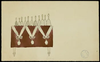 partie d'un ensemble de dessins Colberg 1968.102.1286.2 Photo Mucem