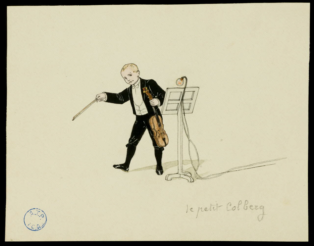 partie d'un ensemble de dessins le petit Colberg 1968.102.1286.6 Photo Mucem