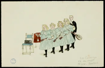 partie d'un ensemble de dessins Les Colbergs 1968.102.1286.7 Photo Mucem