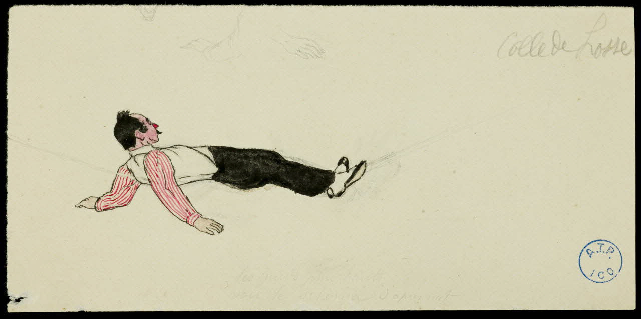 partie d'un ensemble de dessins Colle de Losse 1968.102.1288 Photo Mucem