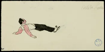 partie d'un ensemble de dessins Colle de Losse 1968.102.1288 Photo Mucem