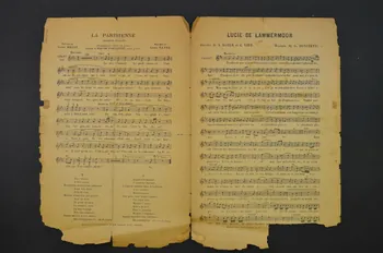 partition de musique petit format 1965.150.43 Photo Mucem