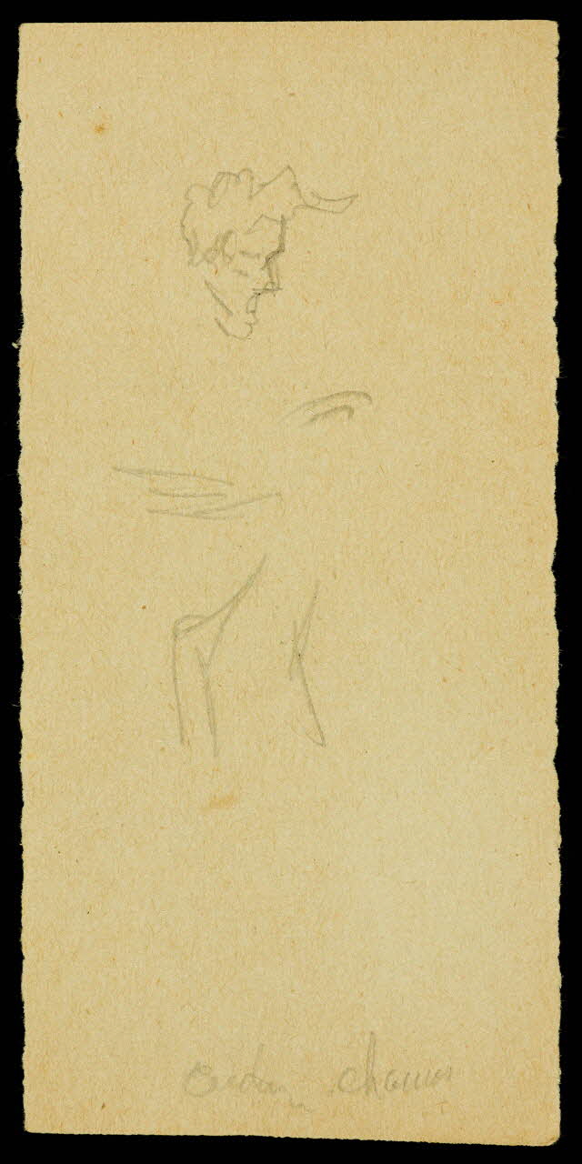 partie d'un ensemble de dessins Esquisse 1968.102.1296.23 Photo Mucem