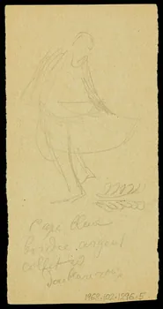 partie d'un ensemble de dessins Esquisse d'un costume de cirque 1968.102.1296.5  Photo Mucem