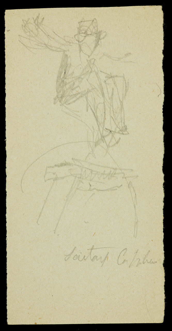 partie d'un ensemble de dessins Acrobate 1968.102.1297.3 Photo Mucem