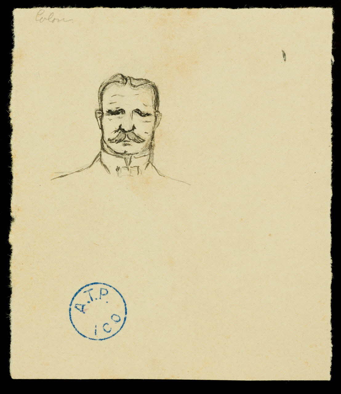 partie d'un ensemble de dessins Colon 1968.102.1298.3 Photo Mucem