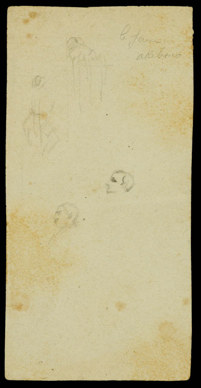 partie d'un ensemble de dessins Le jeune  Akebono 1968.102.1317.3 Photo Mucem