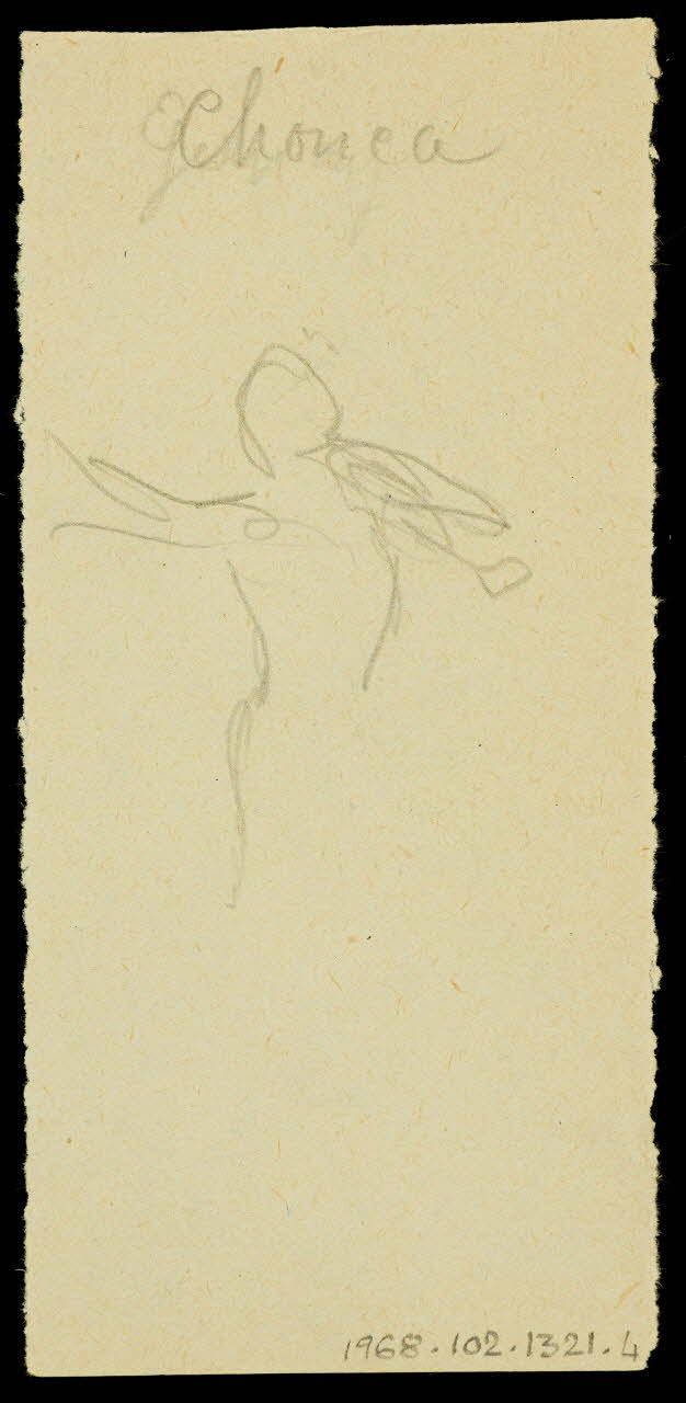 partie d'un ensemble de dessins Chonca  et Chonca 1968.102.1321.4 Photo Mucem