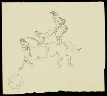 partie d'un ensemble de dessins Les Cooke 1968.102.1331.2 Photo Mucem