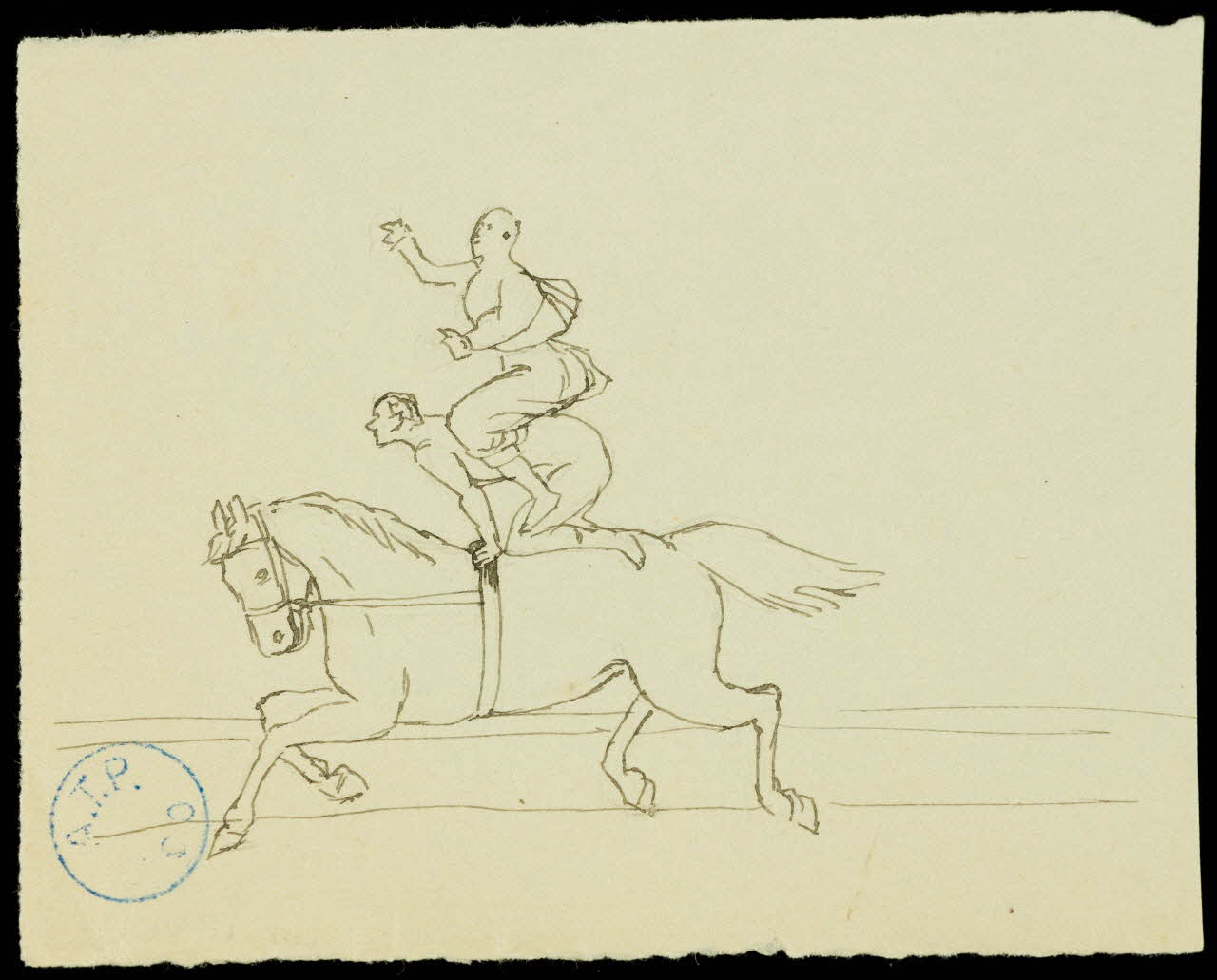 partie d'un ensemble de dessins Les Cooke 1968.102.1331.3 Photo Mucem