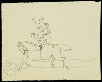partie d'un ensemble de dessins Les Cooke 1968.102.1331.3 Photo Mucem