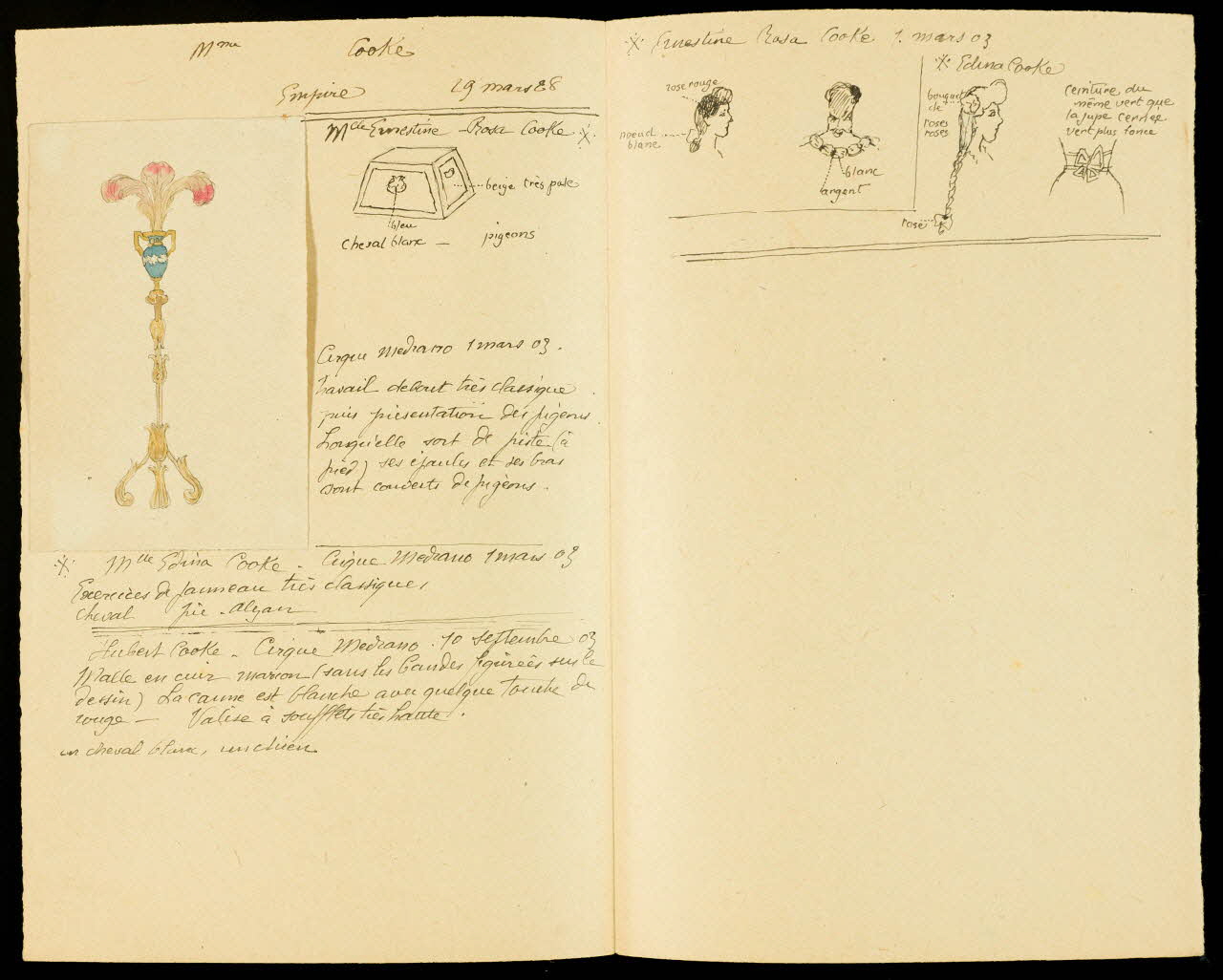 partie d'un ensemble de dessins Les Cooke 1968.102.1332 Photo Mucem
