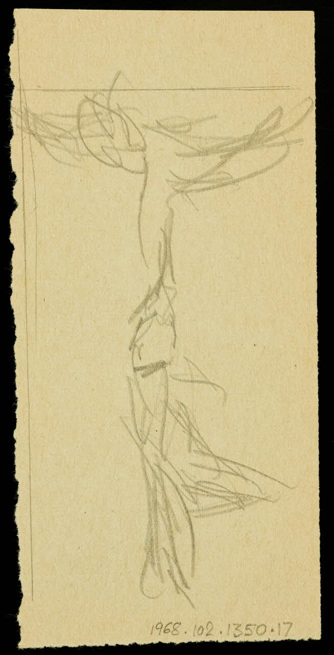 partie d'un ensemble de dessins Esquisse 1968.102.1350.17 Photo Mucem