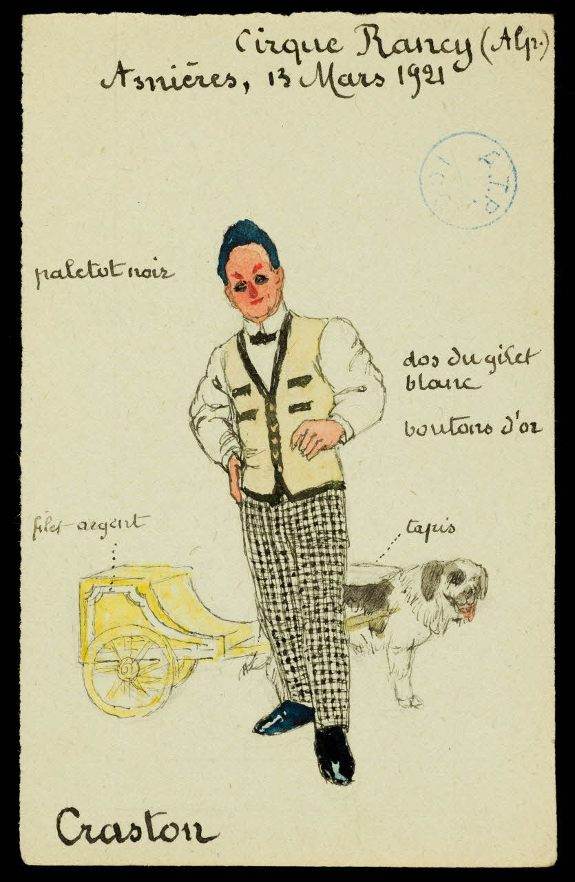 partie d'un ensemble de dessins Craston 1968.102.1356 Photo Mucem