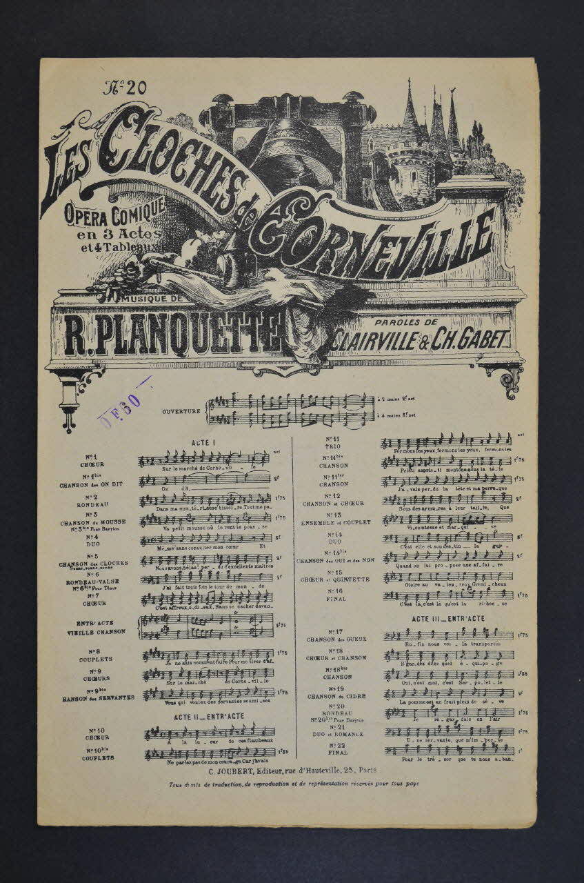 chanson petit format 1966.148.17 Photo Mucem